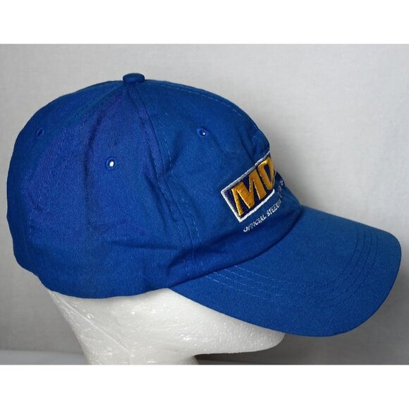MOOG Cap L XL NASCAR Steering Suspension 50 Years Racing Blue Canvas Stretch - Picture 6 of 12